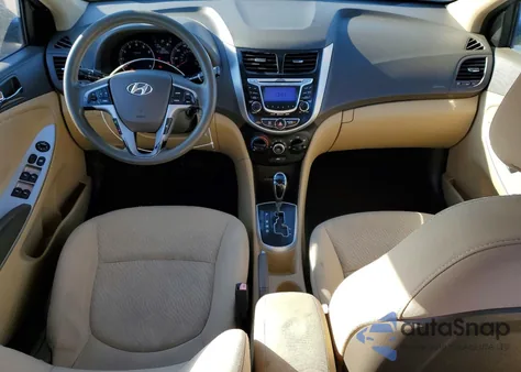 2013 Hyundai Accent Gls z USA, uszkodzony, nr VIN KMHCU4AEXDU380607